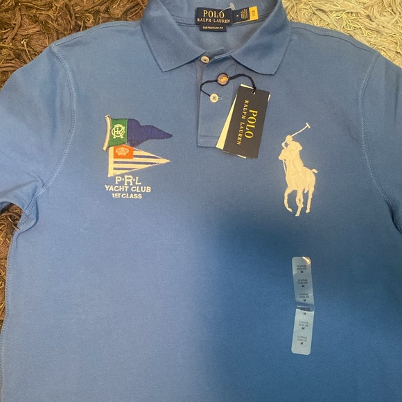 NWT POLO RALPH LAUREN YACHT CLUB BIG PONY SHORT SLEVVE POLO SHIRT - Picture 2 of 11